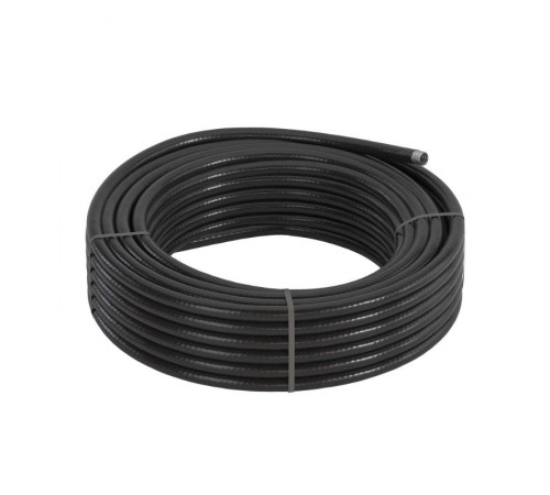 Металлорукав DN 20мм в гладкой ПВХ изоляции, Dвн 20,5 мм, Dнар 27,0,IP66, 50 м, цвет чёрный  6070R-22N  DKC