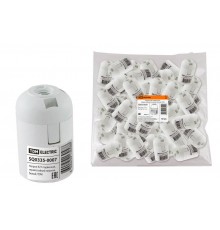 Патрон подвесной термостойкий пластик Е27 белый  SQ0335-0007  TDM