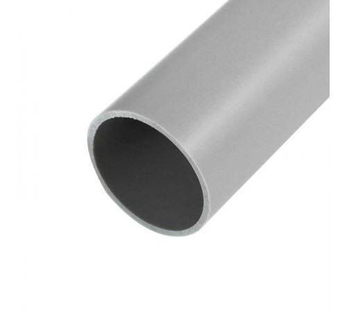 Труба гладкая жесткая ПВХ  50 мм, 3-метровая серая (30 м/уп)  28-0050-1  Rexant