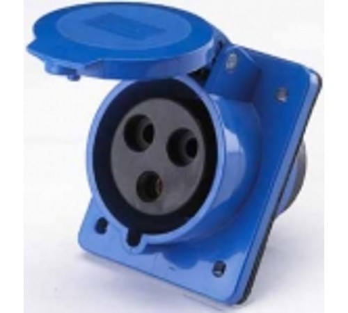 Вилка для скрытой проводки 623 2Р+РЕ 32А 220В IP44 В  26062DEK  DEKraft