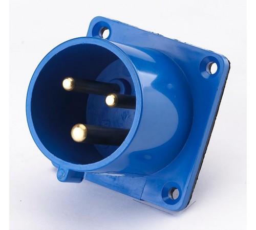 Вилка для скрытой проводки 623 2Р+РЕ 32А 220В IP44 В  26062DEK  DEKraft