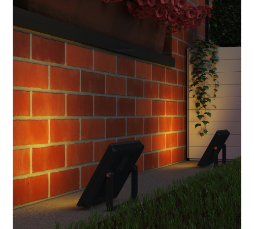 Прожектор светодиодный 70W 4450lm IP65 3000К черный  613527170  Gauss