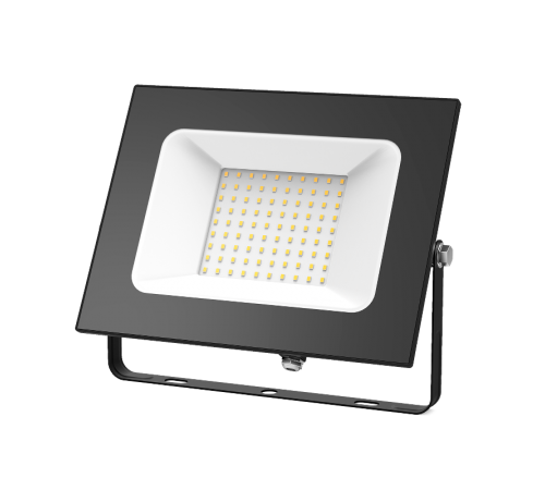Прожектор светодиодный 70W 4450lm IP65 3000К черный  613527170  Gauss