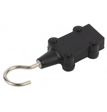 Заглушка для Белт-лайт с крюком ERABL- ZK   (на 2 жил.), черный (10/500/9000)  Б0049182  ЭРА