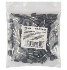 Аксессуары для клемм ЭРА NO-570-04 Наконечник-гильза Е4009 4мм2 с изолированным фланц  Б0041457  ЭРА