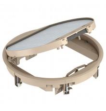 Лючок GESR9-2U (универсальный) 12xModul45 (для 3xUT4, полиамид, бежевый)  7405467  OBO Bettermann