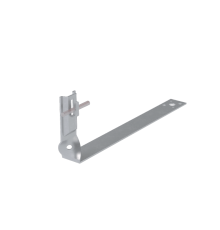 Черепичный держатель регулируемый зажимной скрученный для прутка D6-8 мм L430 мм H100 мм HD  CDZS-L430-D6-8 HD  КМ - профиль