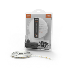 Лента светодиодная Basic в комплекте LED 5050/60 12V 10W/m 700lm/m 3000K 10mm IP20 5m 1/50  BT044  Gauss