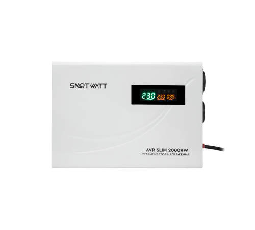 Стабилизатор напряжения настенный SMARTWATT AVR SLIM 2000RW  4512020310004  SMARTWATT