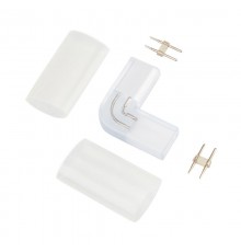 L - коннектор для двухстороннего Гибкого Неона 8х16мм (цена за 1 шт.)  134-063  NEON-NIGHT