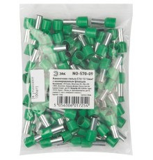 Аксессуары для клемм ЭРА NO-570-09 Наконечник-гильза Е16-12 16мм2 с изолированным фла  Б0041454  ЭРА