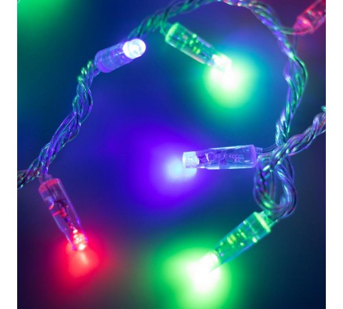 Светодиодная гирлянда ARD-STRING-CLASSIC-10000-CLEAR-100LED-LIVE RGB (230V, 7W)  025793  Arlight