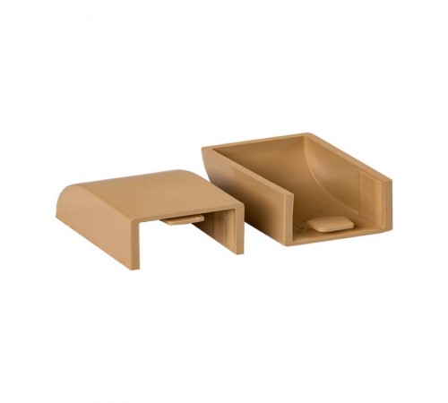 Заглушка (20х10) (4 шт) Plast EKF PROxima   под светлое дерево    ecl-20-10x4   EKF 