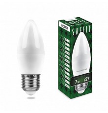 Лампа светодиодная SBC3707 7W 2700K 230V E27 C37 свеча  55032  SAFFIT