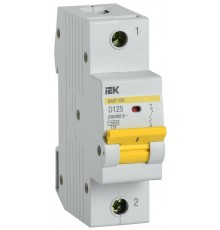 Выключатель автоматический однополюсный ВА47-150 125А D 15кА KARAT  MVA50-1-125-D  IEK