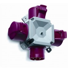 Адаптер 3-лучевой 216T6, 16A, 2P+E, IP44  2CMA168121R1000  ABB