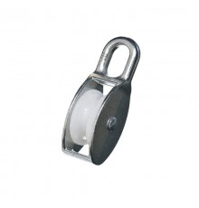 Блок для троса одинарный оцинк. (нейлон.шкив) 40мм (1 шт) - ярлык ( 0,115 кг)  112744  Tech-KREP