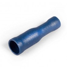 Разъемы штекерные изолированные М ("Мама") с ПВХ манжетой 2,5-4 синие (100 шт/уп)  PR08.10441  Промрукав