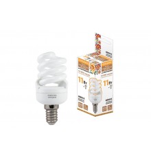 Лампа энергосберегающая КЛЛ 11Вт E14 840 cпираль НЛ-FSТ2 40х93мм  SQ0347-0018  TDM