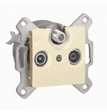 Cariva DIY Розетка TV-FM-SAT звезда, слоновая кость  695927  Legrand