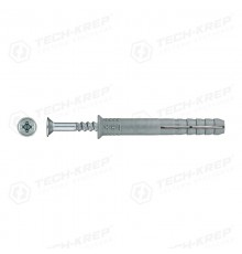 Дюбель-гвоздь полипропилен SM-L 8х60 пот. манжета (90 шт) - коробка ( 0,631 кг)  130165  Tech-KREP