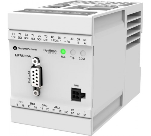 РЕЛЕ MFR530 PROFIBUS-DP + MODBUS-RTU 0.2-5A ТТ 10.5ММ 80-270В AC/DC  MFR5325A  SE