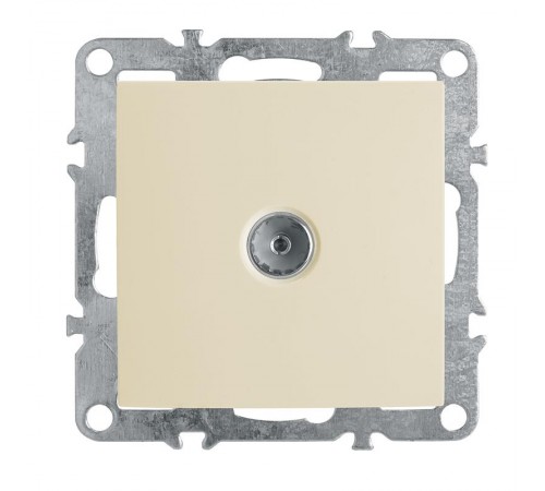 PST00-9108-02 Розетка телевизионная 1-местн. (механизм), 75 Ом, 5-862МГц, серия Эрна, слоновая кость  39326  STEKKER