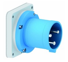 Вилка настенная 63A 3р(2P+PE) 6h 230V IP44 фланец 110х106 2834 I 2834-Bals I Bals