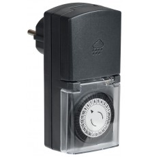 РТМ-4 Розетка-таймер механ. 30мин 24ч 48on/off 16А IP44  ERT-20-1-16-S-30-0-44-K01  IEK