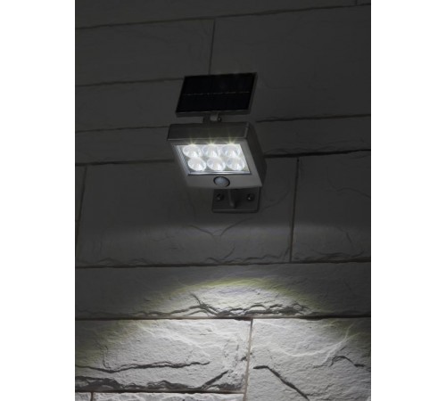 ERAFS048-08 Прожектор с датчиком движения, на солнечной батарее, 6LED, 150 lm  Б0044248  ЭРА