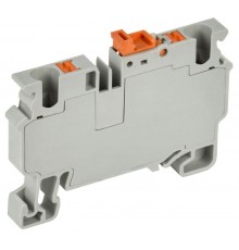 Колодка клеммная CP-DT измерит. нож. разм. 4мм2 серая  YCT25-04-K03-004  IEK