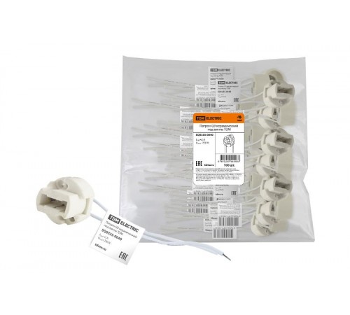 Патрон G9 керамический под винты  SQ0335-0040  TDM