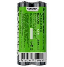 Батарейка солевая R03/AAA (2шт/пленка)  ABT-R03-ST-S02-G  GENERICA