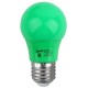 Лампы cветодиодные ERAGL50-E27 LED A50-3W-E27 (диод. груша зел., 13SMD, 3W, E27, для белт-лайт) (10/100/3600)  Б0049579  ЭРА