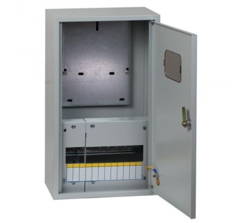 Щит учетно-распределительный навесной ЩРУН 1/12 с окном (ВхШхГ) 400x300x140мм IP31 PROxima  mb23-1/12  EKF