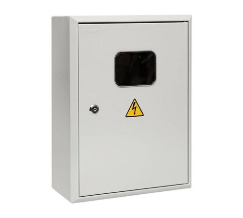 Щит учетно-распределительный навесной ЩРУН 1/12 с окном (ВхШхГ) 400x300x140мм IP31 PROxima  mb23-1/12  EKF