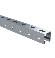 С-образный профиль 41x41, L1800, толщ.1,5 мм, INOX 304  IBPL41180C  DKC