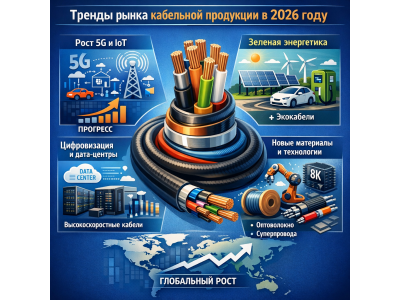 Тренды рынка кабельной продукции в 2026 году